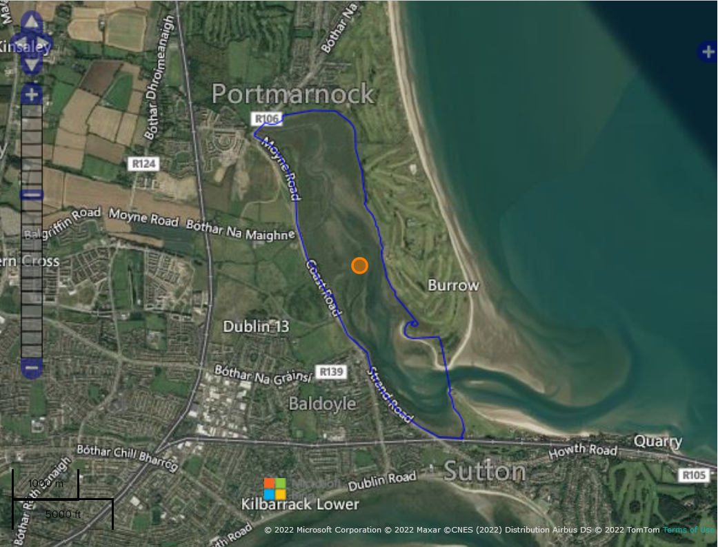 Baldoyle Bay Map